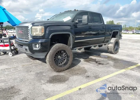 2015 GMC Sierra 2500Hd Denali из США, поврежденный, VIN 1GT120E8XFF101291